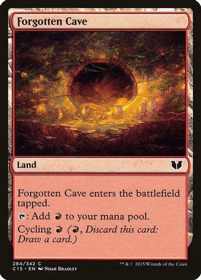 Forgotten Cave Commander 2015 Magic card