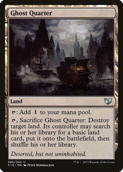 Ghost Quarter Commander 2015 Magic card