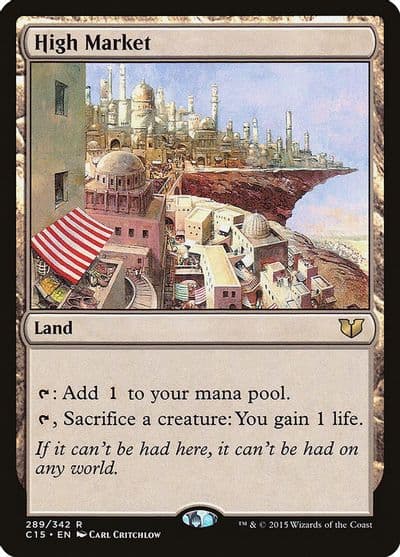 High Market Commander 2015 Magic card