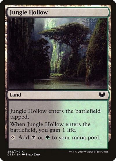 Jungle Hollow Commander 2015 Magic card