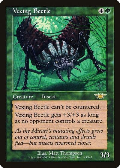 Vexing Beetle Legions Magic card
