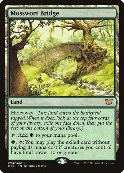 Mosswort Bridge Commander 2015 Magic card