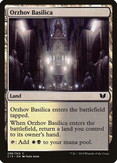 Orzhov Basilica Commander 2015 Magic card