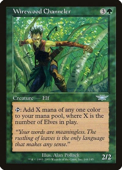 Wirewood Channeler Legions Magic card