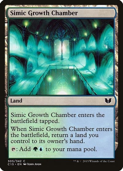 Simic Growth Chamber Commander 2015 Magic card