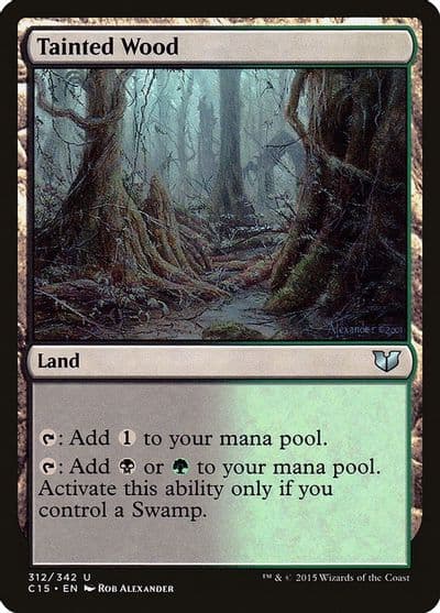 Tainted Wood Commander 2015 Magic card