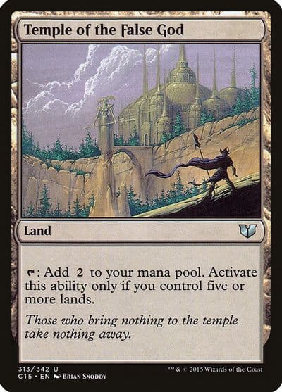 Temple of the False God Commander 2015 Magic card