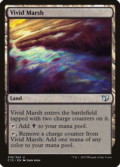 Vivid Marsh Commander 2015 Magic card