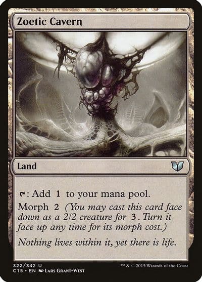 Zoetic Cavern Commander 2015 Magic card