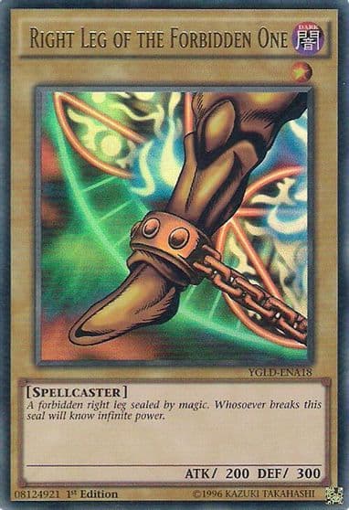 Right Leg of the Forbidden One King of Games: Yugi's Legendary Decks Yu-Gi-Oh! card