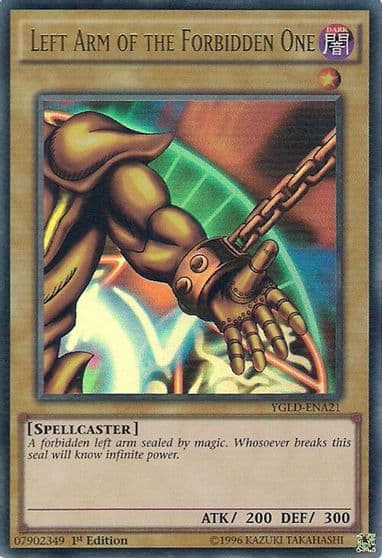 Left Arm of the Forbidden One King of Games: Yugi's Legendary Decks Yu-Gi-Oh! card