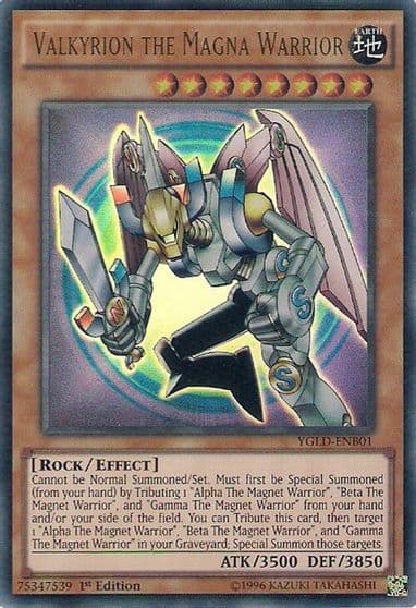 Valkyrion the Magna Warrior King of Games: Yugi's Legendary Decks Yu-Gi-Oh! card