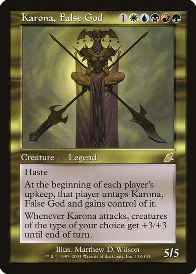 Karona False God Scourge Magic card
