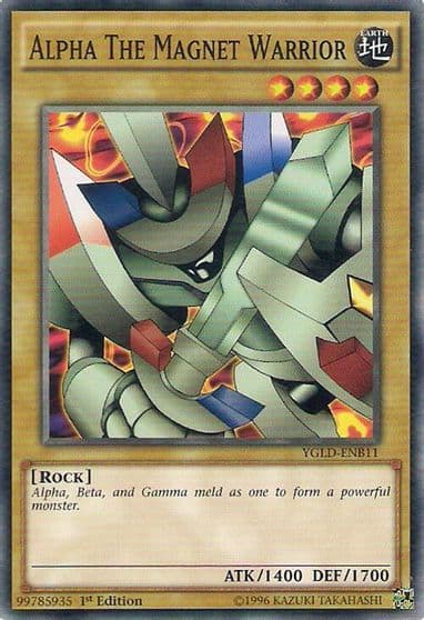 Alpha The Magnet Warrior King of Games: Yugi's Legendary Decks Yu-Gi-Oh! card