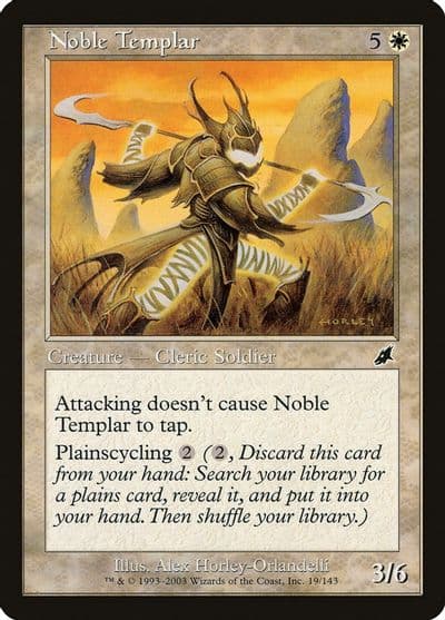 Noble Templar Scourge Magic card
