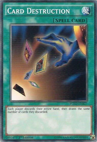 Card Destruction King of Games: Yugi's Legendary Decks Yu-Gi-Oh! card