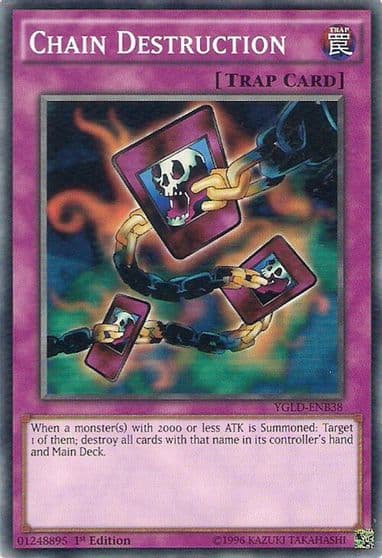 Chain Destruction King of Games: Yugi's Legendary Decks Yu-Gi-Oh! card