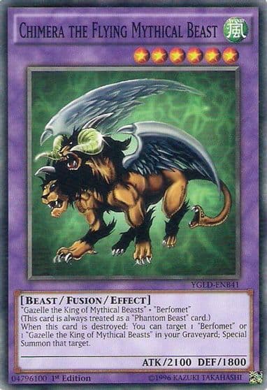 Chimera the Flying Mythical Beast King of Games: Yugi's Legendary Decks Yu-Gi-Oh! card