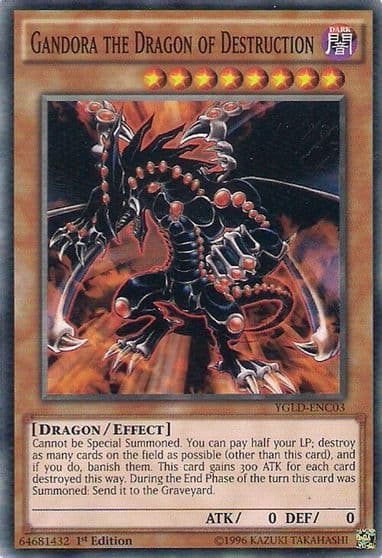 Gandora the Dragon of Destruction King of Games: Yugi's Legendary Decks Yu-Gi-Oh! card
