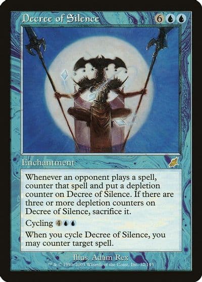Decree of Silence Scourge Magic card