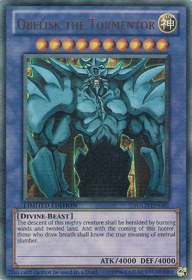 Obelisk the Tormentor King of Games: Yugi's Legendary Decks Yu-Gi-Oh! card