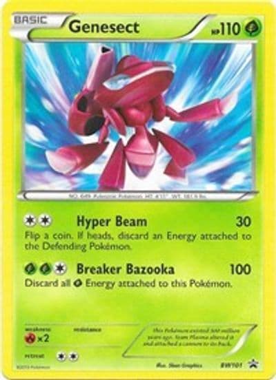 Genesect - BW101 Black and White Promos Pokemon card