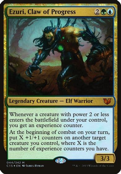 Ezuri Claw of Progress Commander 2015 Oversize Cards Magic card