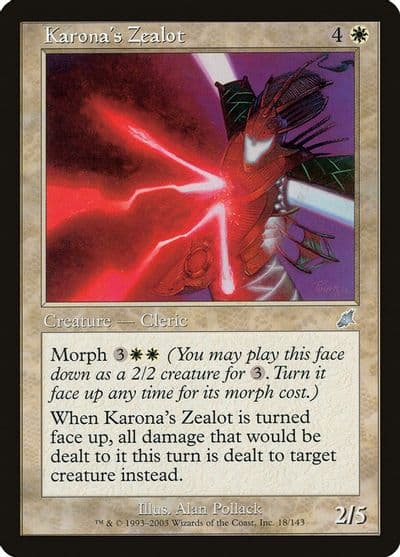 Karonas Zealot Scourge Magic card