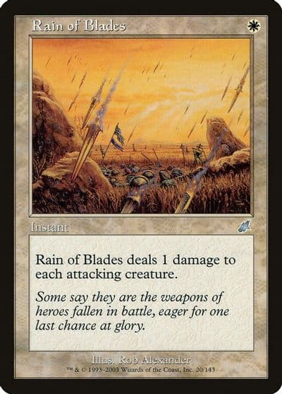 Rain of Blades Scourge Magic card
