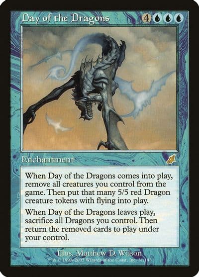 Day of the Dragons Scourge Magic card