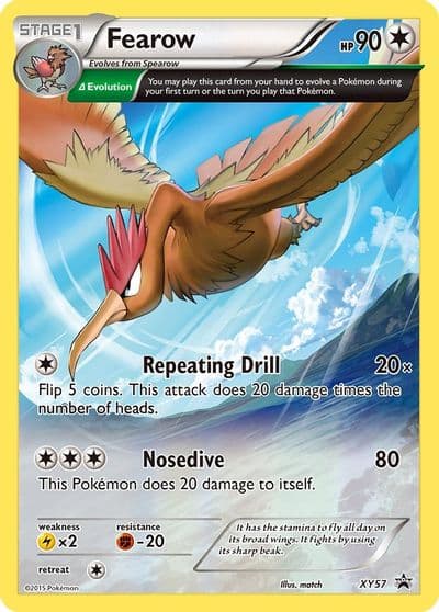 Fearow XY Promos Pokemon card