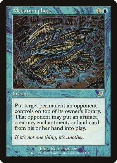 Metamorphose Scourge Magic card