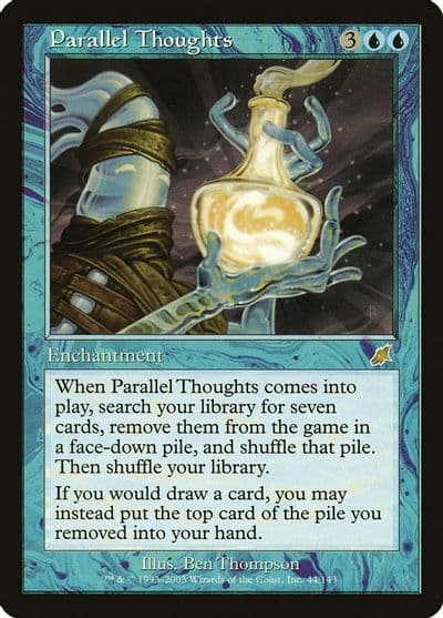 Parallel Thoughts Scourge Magic card