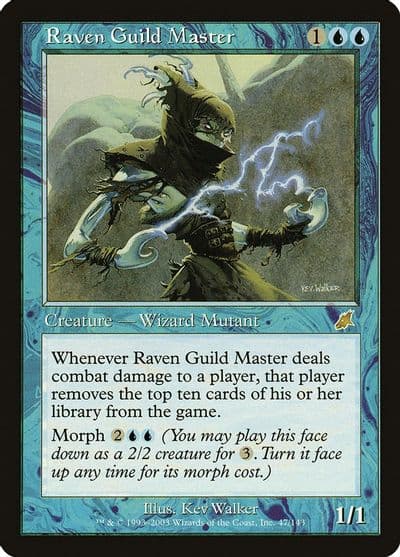 Raven Guild Master Scourge Magic card