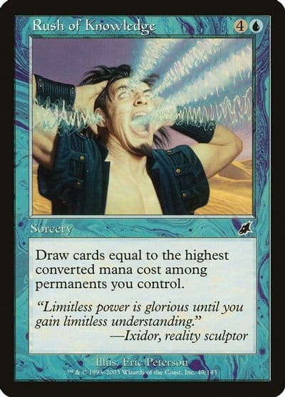 Rush of Knowledge Scourge Magic card