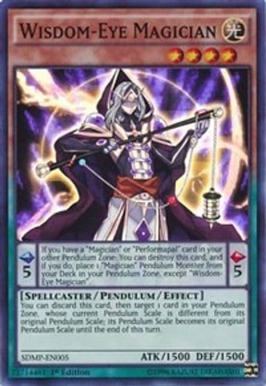 Wisdom Eye Magician Structure Deck: Master of Pendulum Yu-Gi-Oh! card