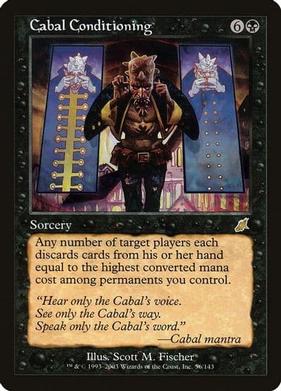 Cabal Conditioning Scourge Magic card
