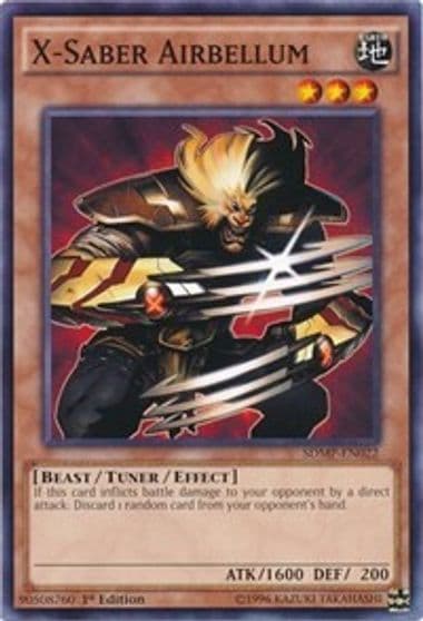 X Saber Airbellum Structure Deck: Master of Pendulum Yu-Gi-Oh! card