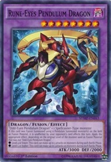 Rune Eyes Pendulum Dragon Structure Deck: Master of Pendulum Yu-Gi-Oh! card