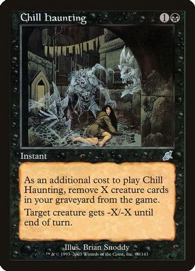 Chill Haunting Scourge Magic card
