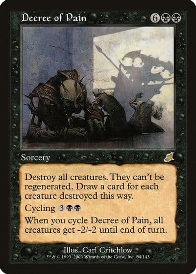 Decree of Pain Scourge Magic card
