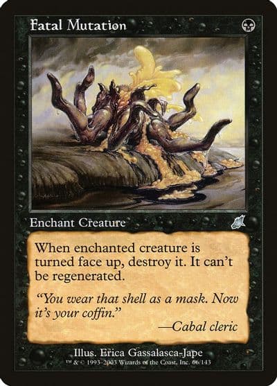 Fatal Mutation Scourge Magic card