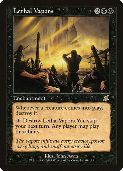 Lethal Vapors Scourge Magic card
