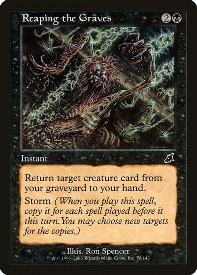 Reaping the Graves Scourge Magic card