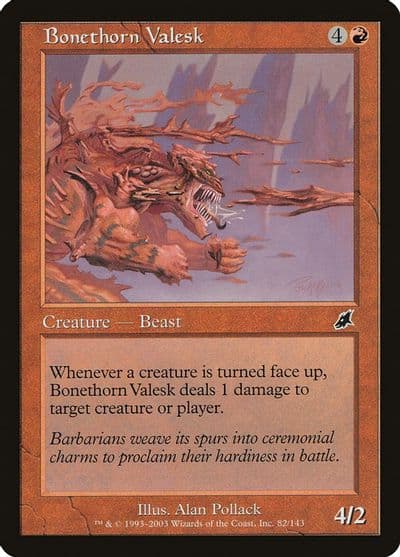 Bonethorn Valesk Scourge Magic card