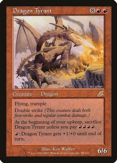 Dragon Tyrant Scourge Magic card