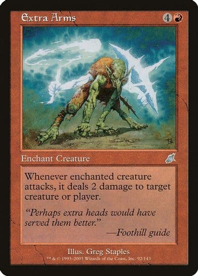 Extra Arms Scourge Magic card