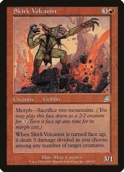 Skirk Volcanist Scourge Magic card