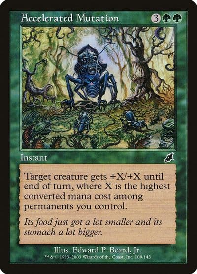 Accelerated Mutation Scourge Magic card