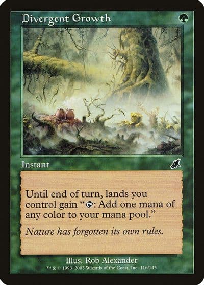 Divergent Growth Scourge Magic card